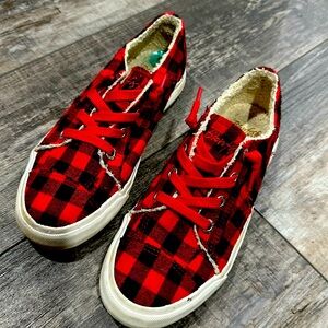 Blowfish buffalo plaid size 8 shoes